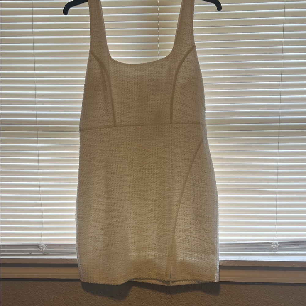 Express Ivory Textured Dress